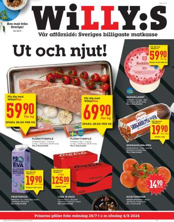 Willys reklamblad - 29/7 2024 - 4/8 2024.