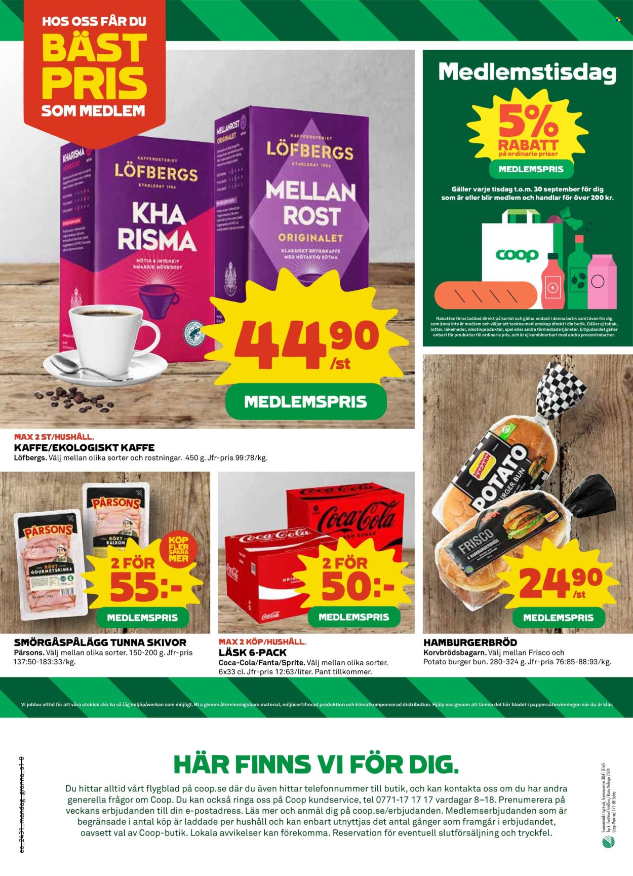 Coop reklamblad - 29/7 2024 - 4/8 2024. Sida 8