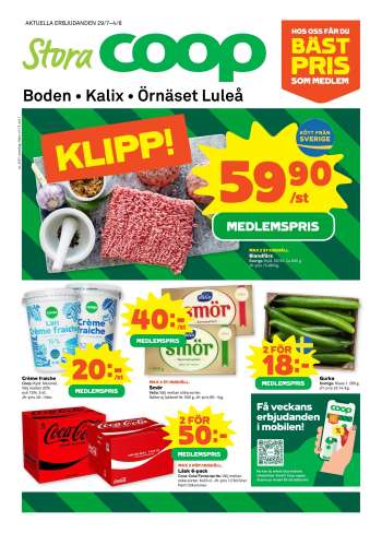 Stora Coop reklamblad - 29/7 2024 - 4/8 2024.