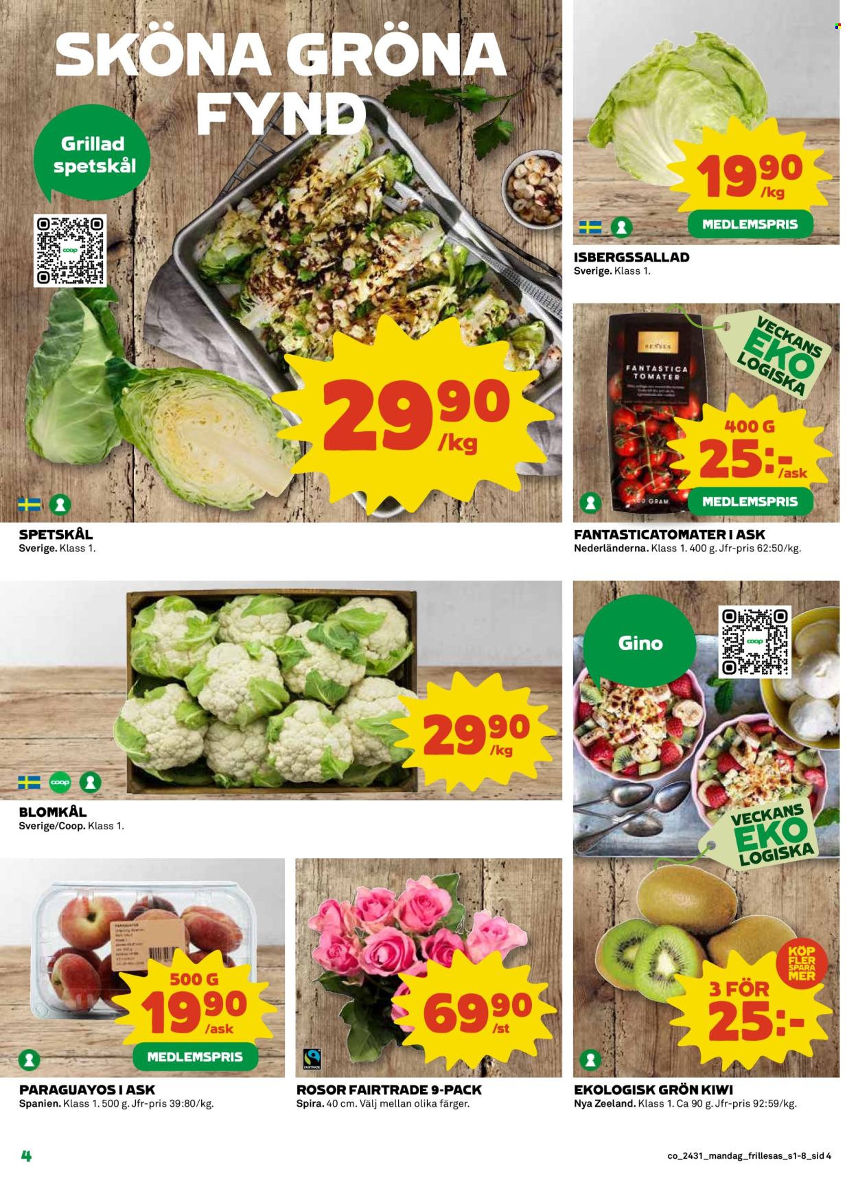Coop Konsum reklamblad - 29/7 2024 - 4/8 2024. Sida 4