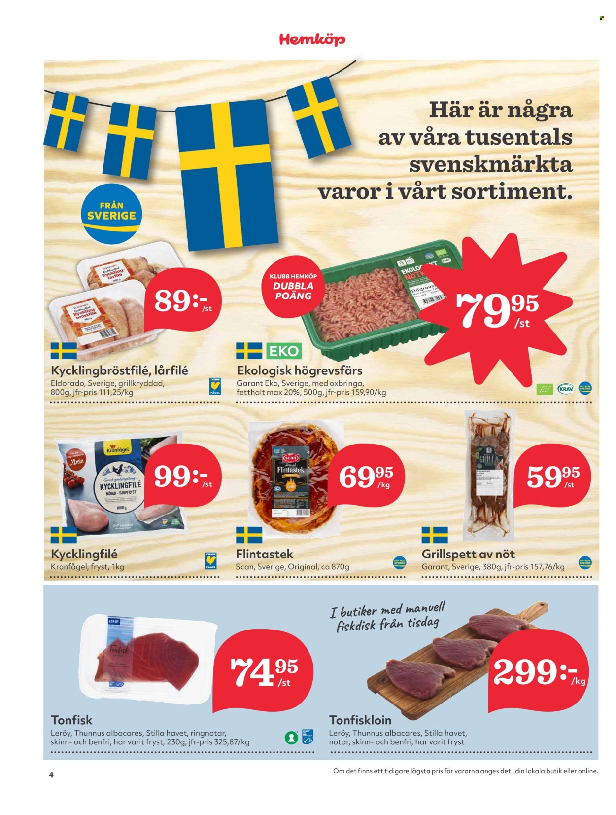Hemköp reklamblad - 5/8 2024 - 11/8 2024. Sida 4