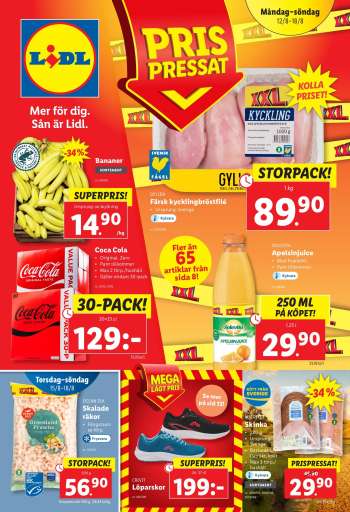 Lidl reklamblad - 12/8 2024 - 18/8 2024.