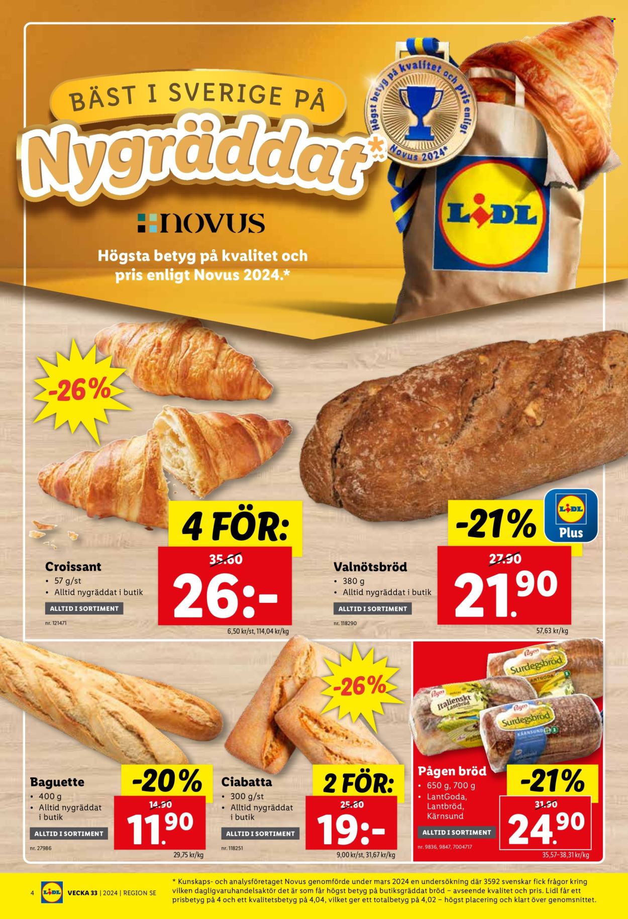Lidl reklamblad - 12/8 2024 - 18/8 2024. Sida 4