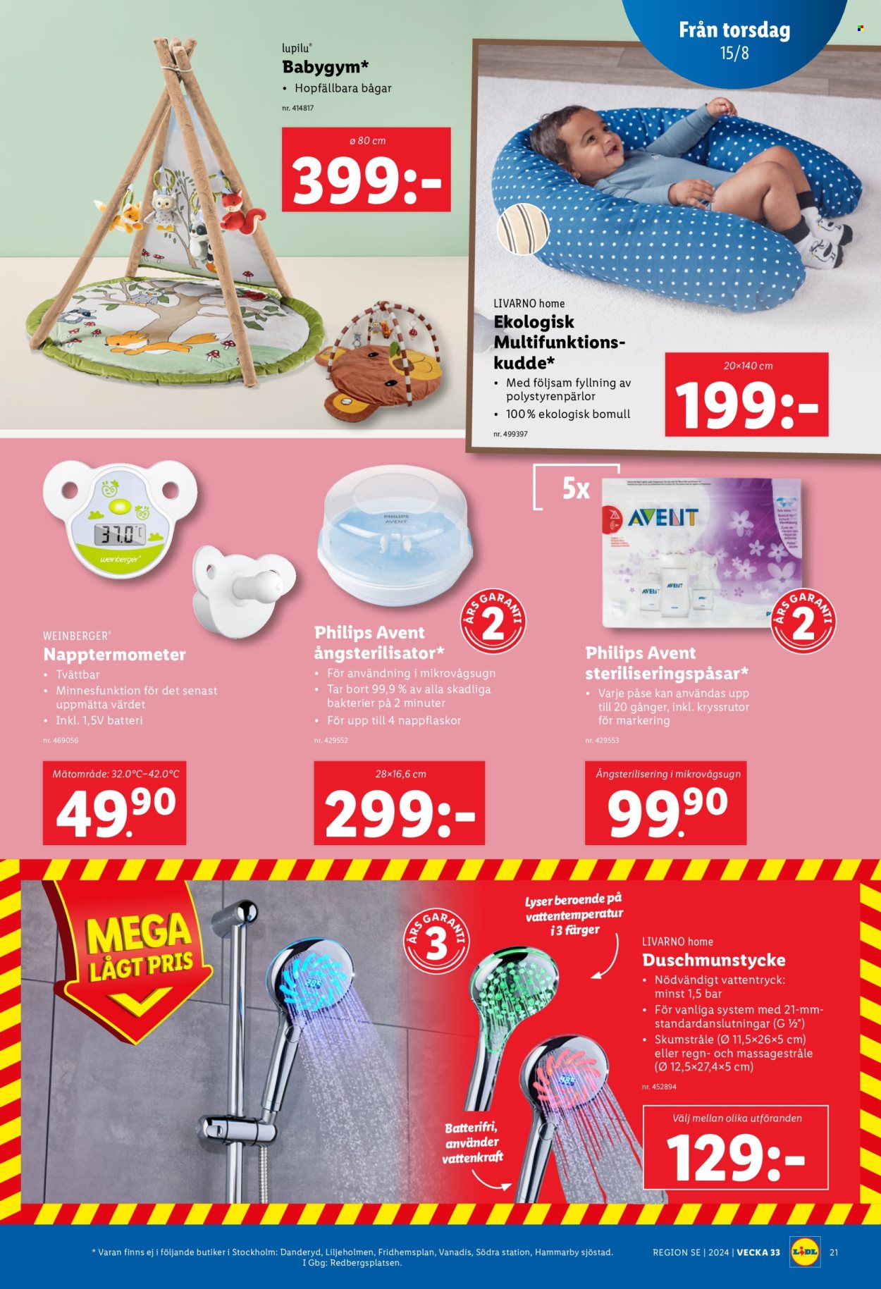 Lidl reklamblad - 12/8 2024 - 18/8 2024. Sida 23