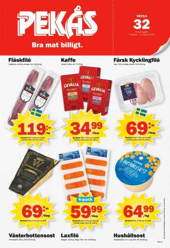 Pekås reklamblad - 5/8 2024 - 11/8 2024.