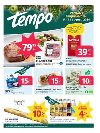 Tempo reklamblad - 5/8 2024 - 11/8 2024.