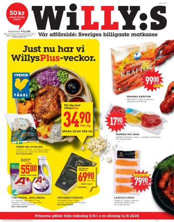 Willys reklamblad - 5/8 2024 - 11/8 2024.
