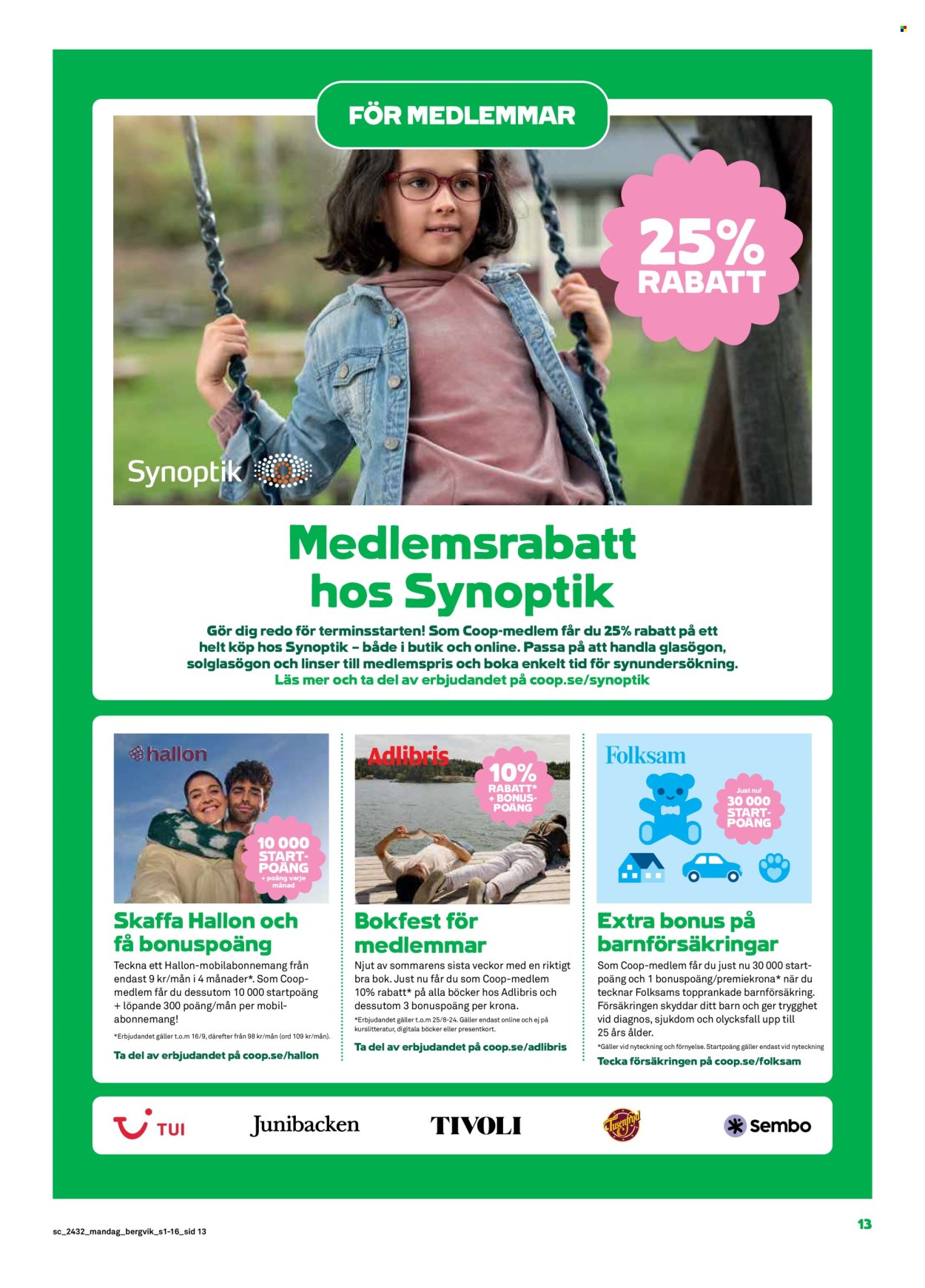 Stora Coop reklamblad - 5/8 2024 - 11/8 2024. Sida 13