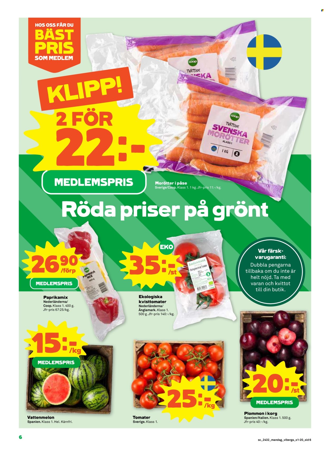 Stora Coop reklamblad - 5/8 2024 - 11/8 2024. Sida 6