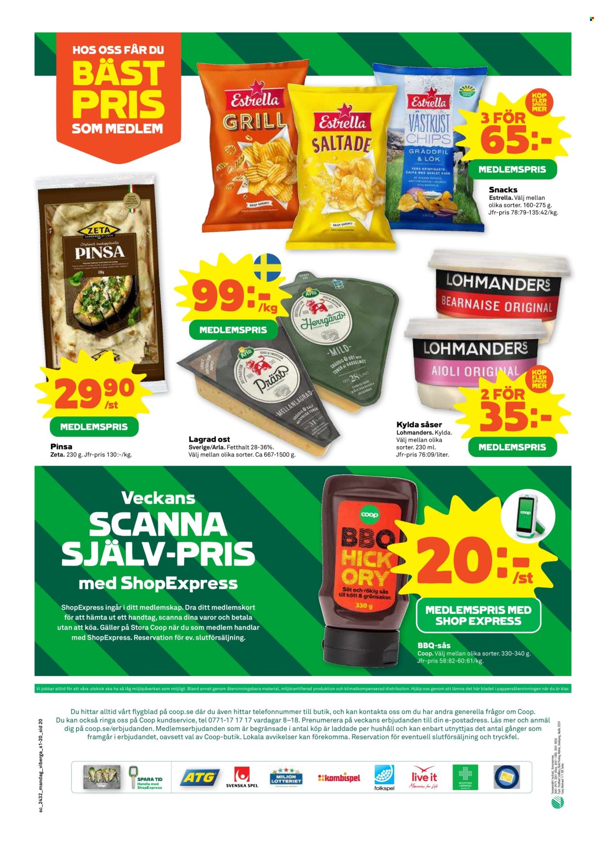 Stora Coop reklamblad - 5/8 2024 - 11/8 2024. Sida 20