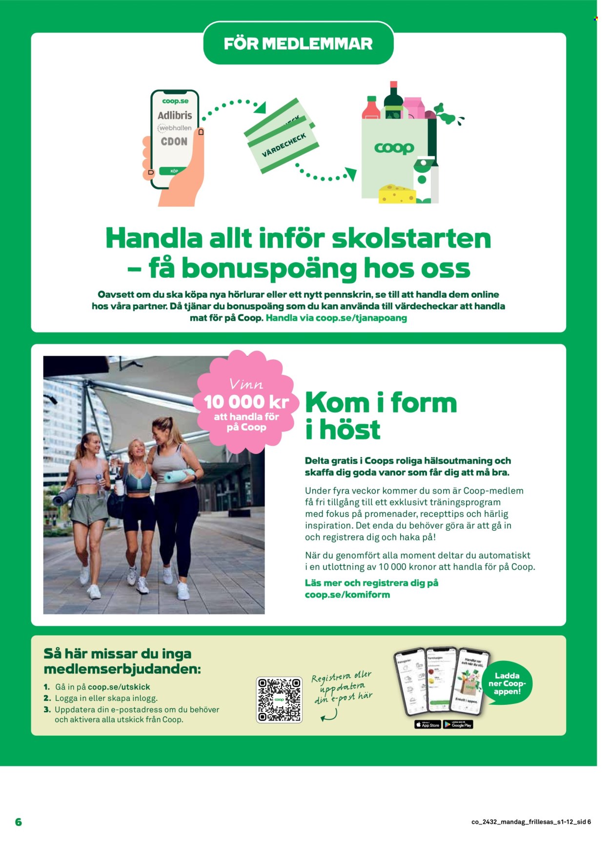 Coop Konsum reklamblad - 5/8 2024 - 11/8 2024. Sida 6