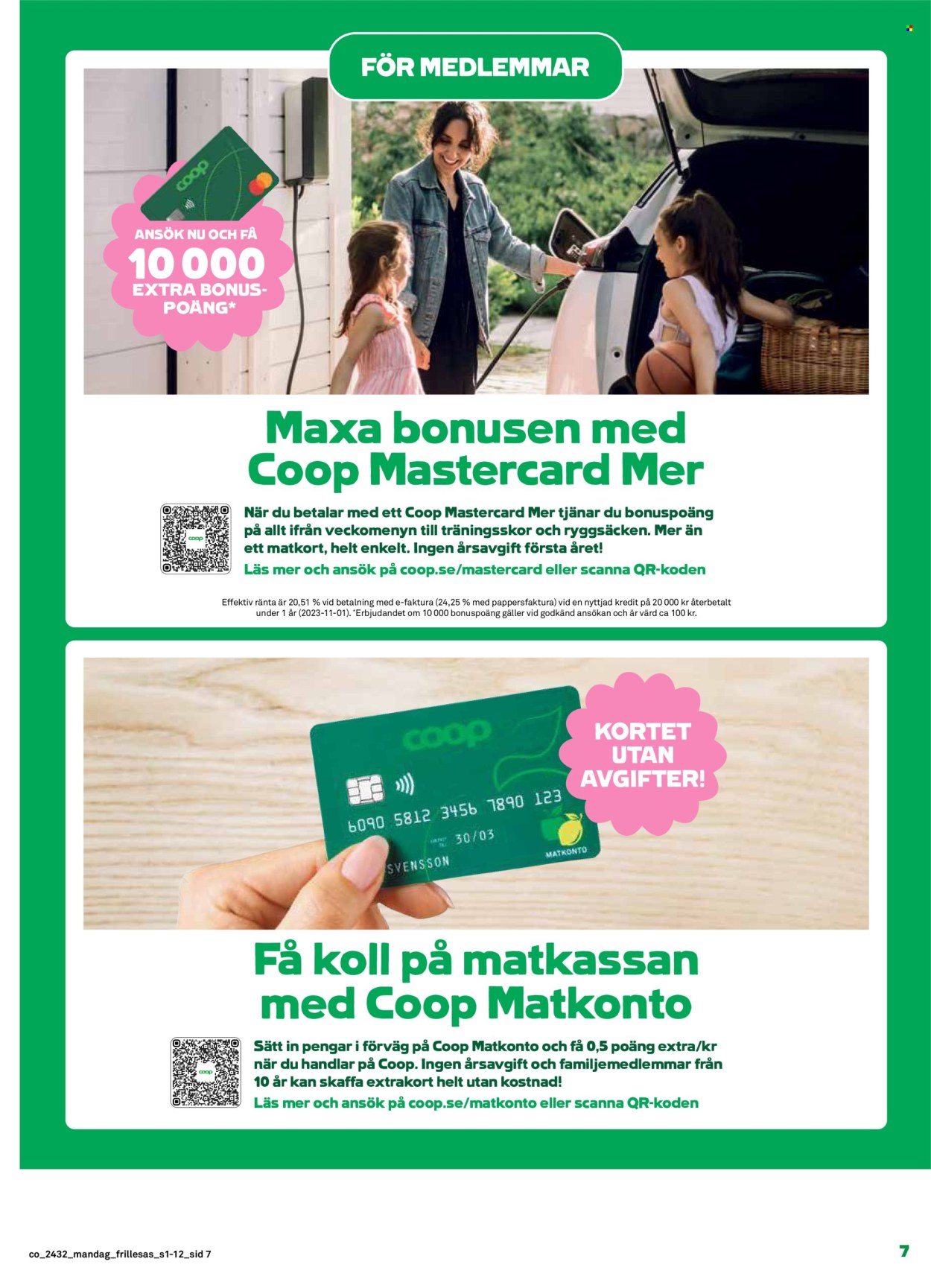 Coop Konsum reklamblad - 5/8 2024 - 11/8 2024. Sida 7