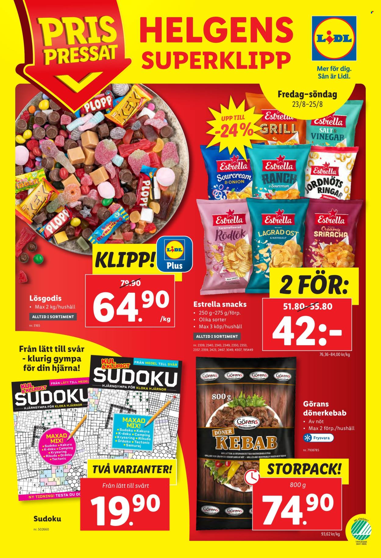 Lidl reklamblad - 19/8 2024 - 25/8 2024. Sida 24