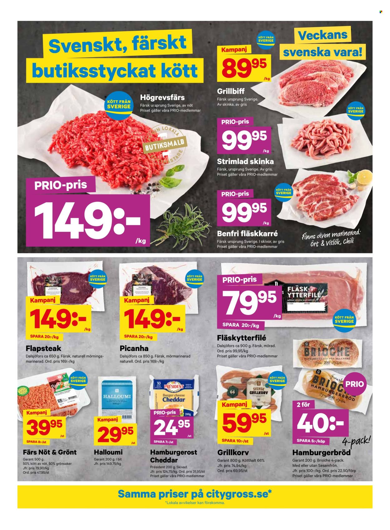 City Gross reklamblad - 12/8 2024 - 18/8 2024. Sida 2