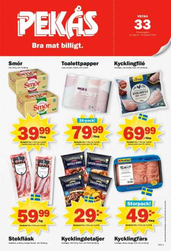 Pekås reklamblad - 12/8 2024 - 18/8 2024.