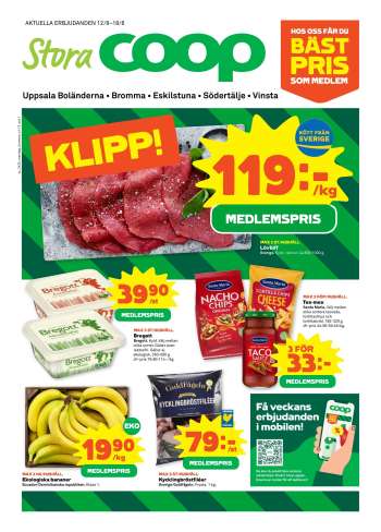 Stora Coop reklamblad - 12/8 2024 - 18/8 2024.