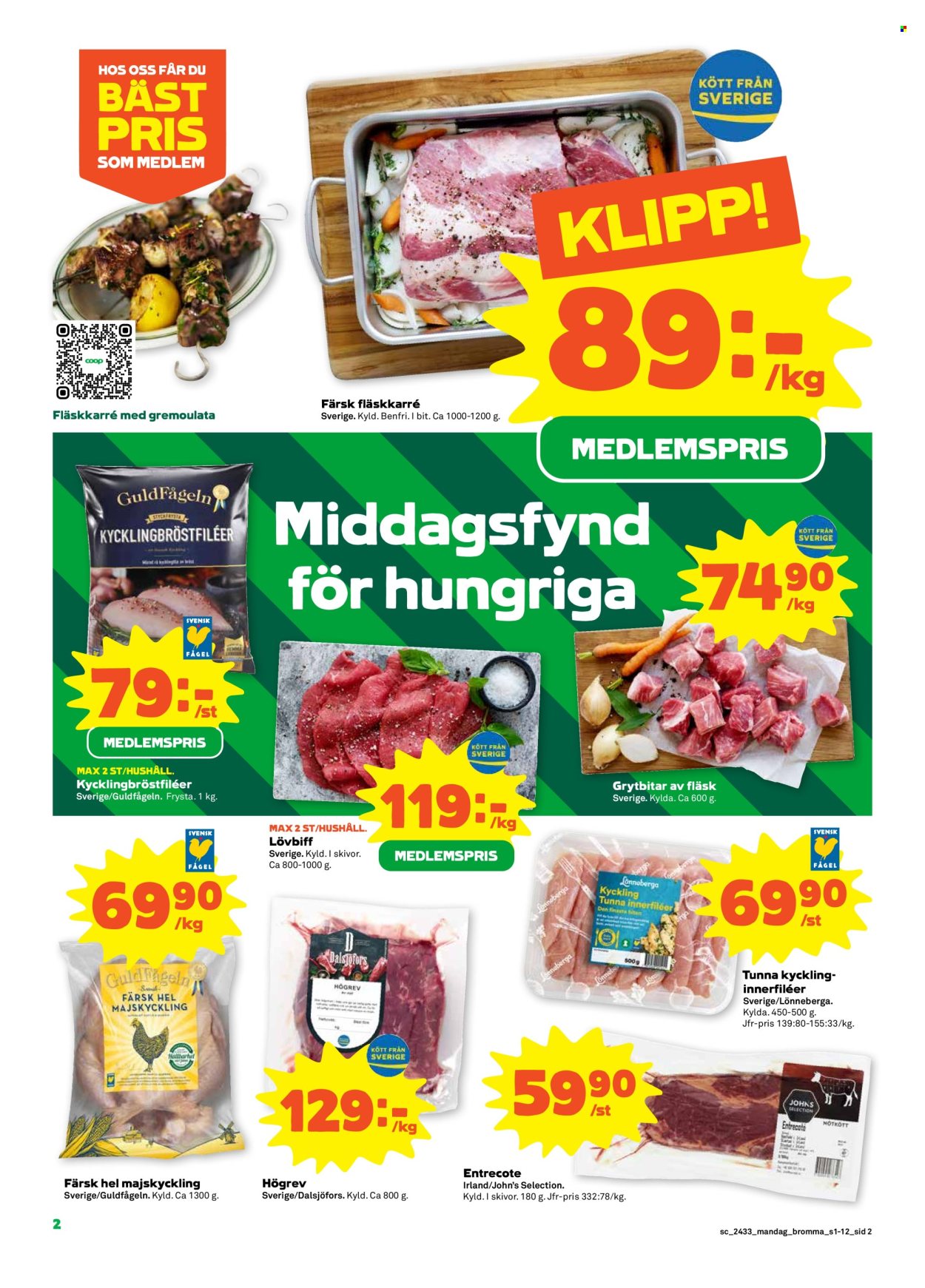 Stora Coop reklamblad - 12/8 2024 - 18/8 2024. Sida 2