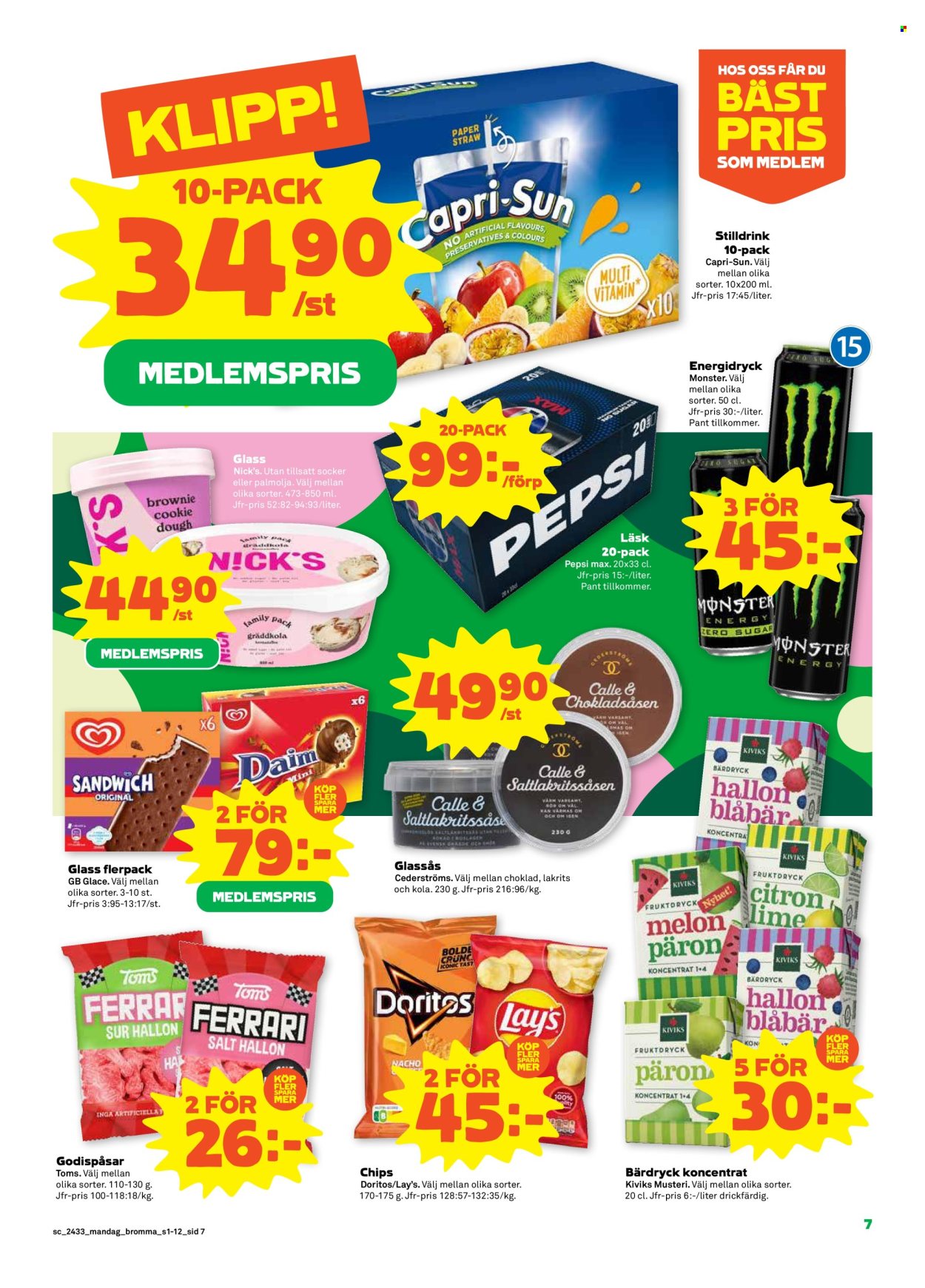 Stora Coop reklamblad - 12/8 2024 - 18/8 2024. Sida 7