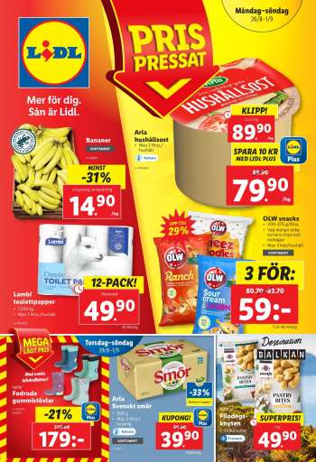 Lidl reklamblad - 26/8 2024 - 1/9 2024.
