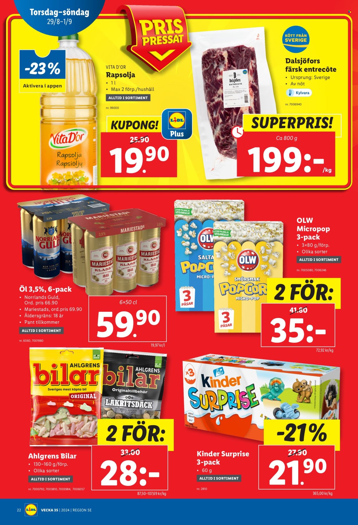 Lidl reklamblad - 26/8 2024 - 1/9 2024. Sida 24