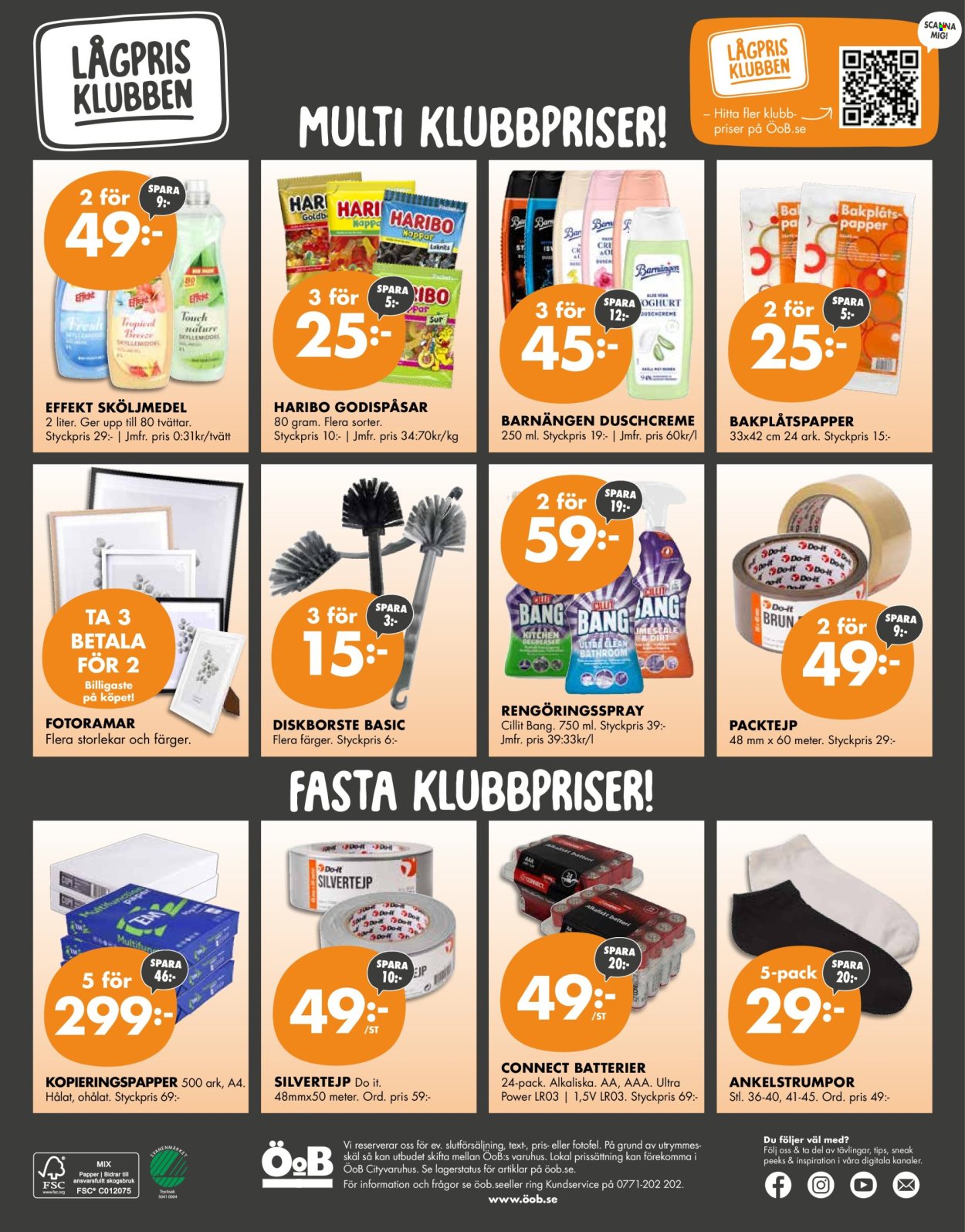 ÖoB reklamblad - 19/8 2024 - 25/8 2024. Sida 16