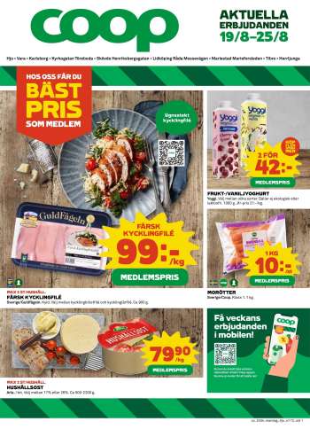 Coop reklamblad - 19/8 2024 - 25/8 2024.