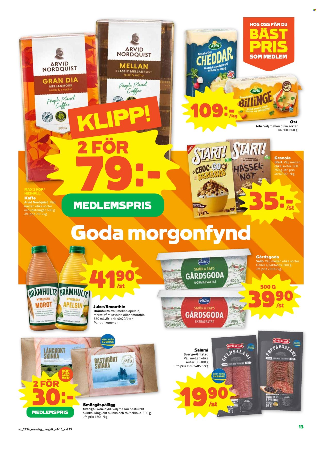 Stora Coop reklamblad - 19/8 2024 - 25/8 2024. Sida 13