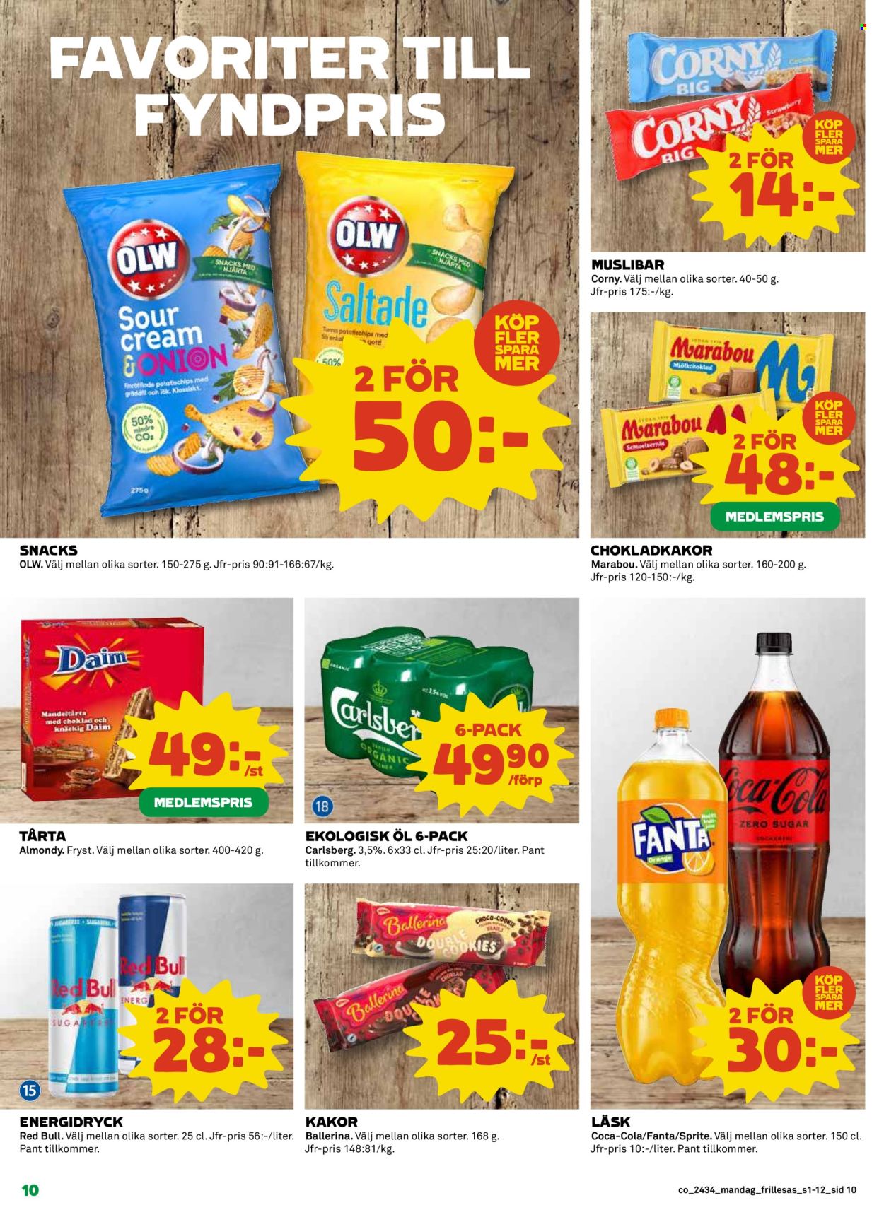 Coop Konsum reklamblad - 19/8 2024 - 25/8 2024. Sida 10