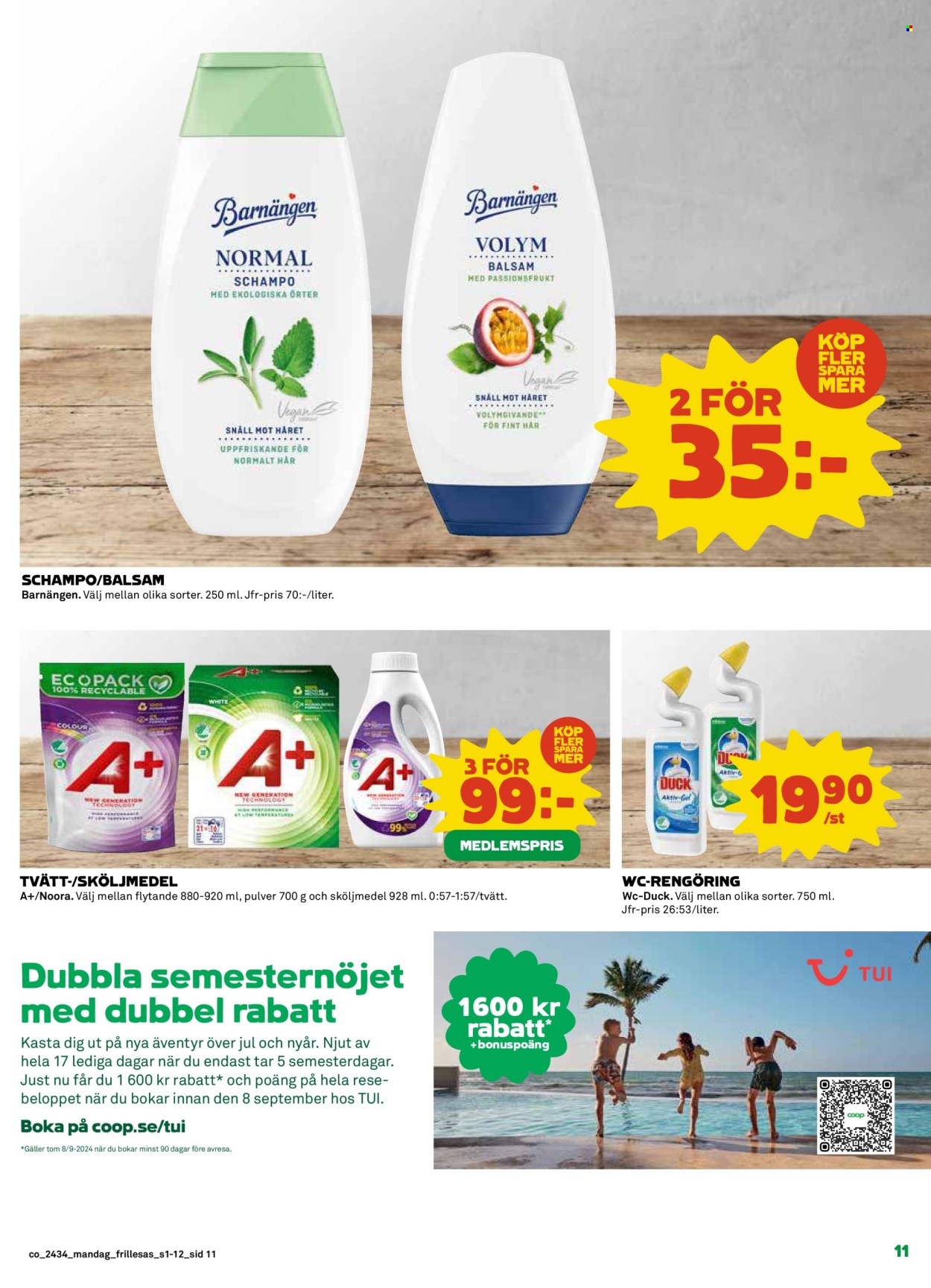 Coop Konsum reklamblad - 19/8 2024 - 25/8 2024. Sida 11