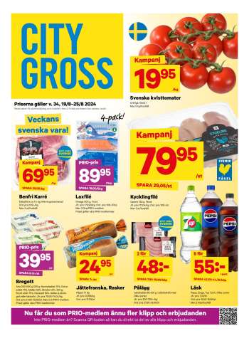 City Gross reklamblad - 19/8 2024 - 25/8 2024.