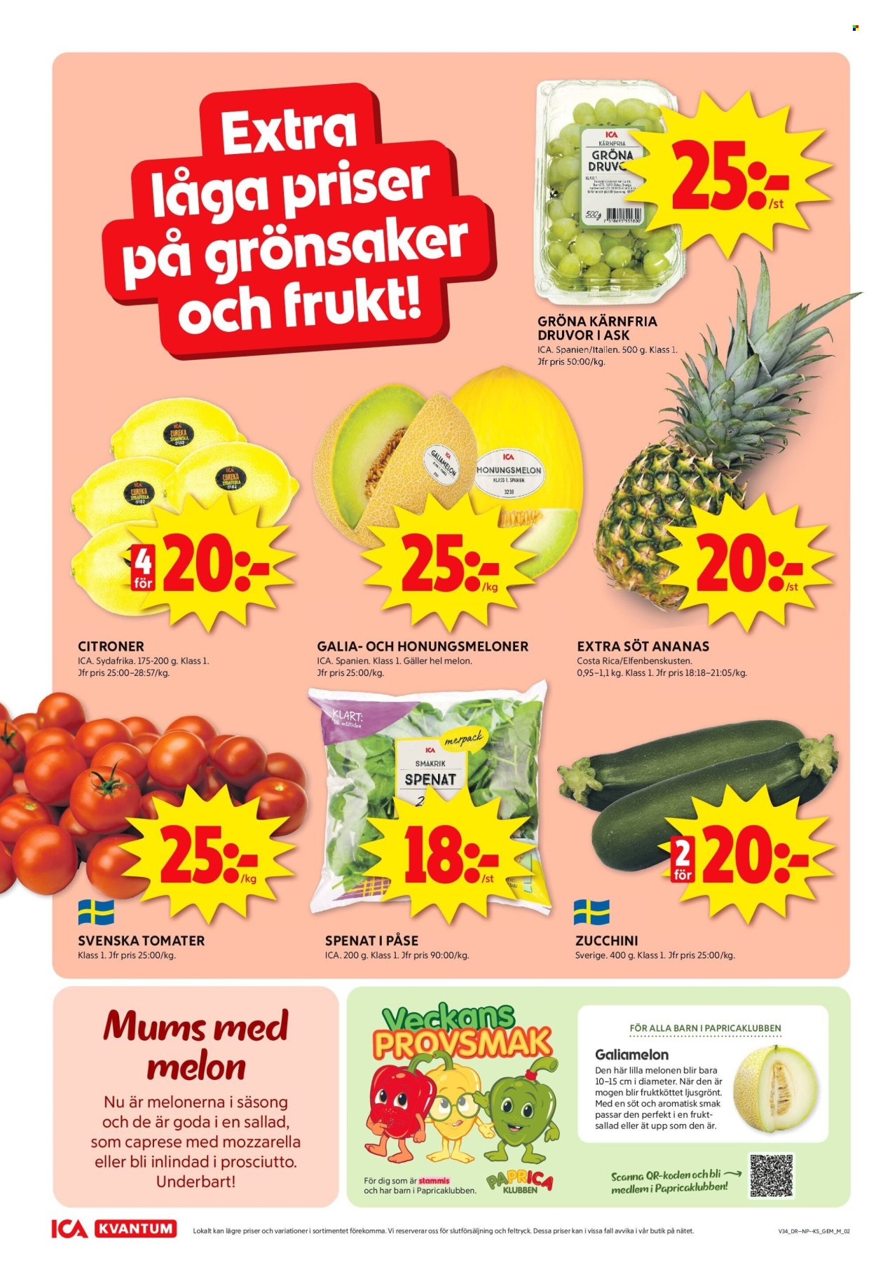 ICA reklamblad - 19/8 2024 - 25/8 2024. Sida 2