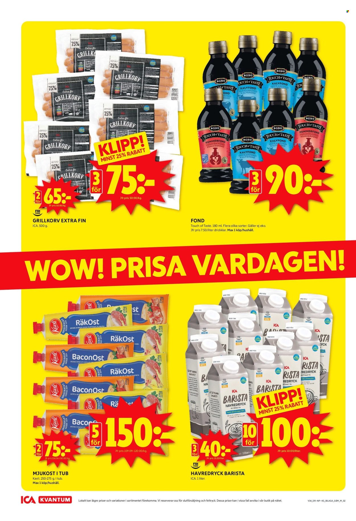 ICA reklamblad - 19/8 2024 - 25/8 2024. Sida 12