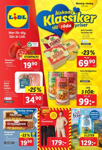 Lidl reklamblad - 2/9 2024 - 8/9 2024.