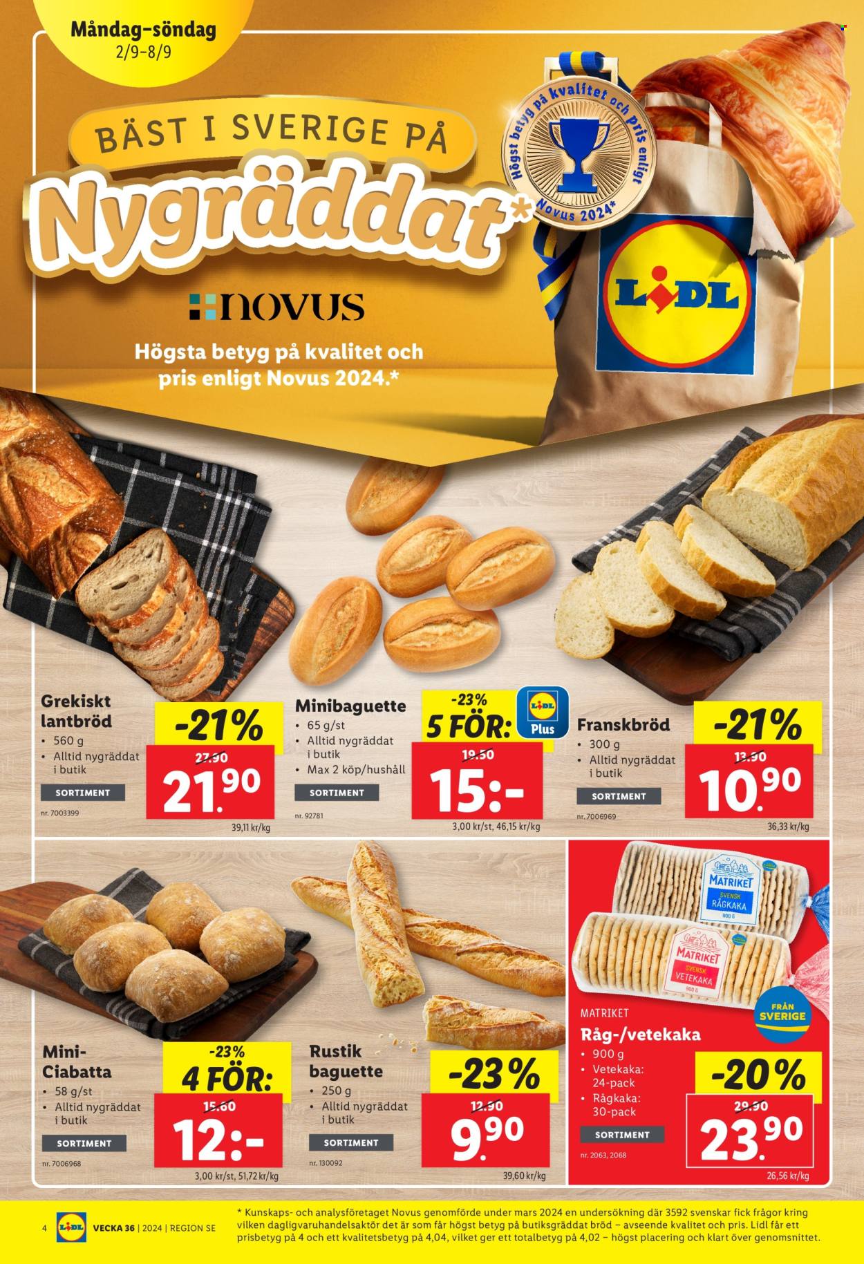 Lidl reklamblad - 2/9 2024 - 8/9 2024. Sida 4