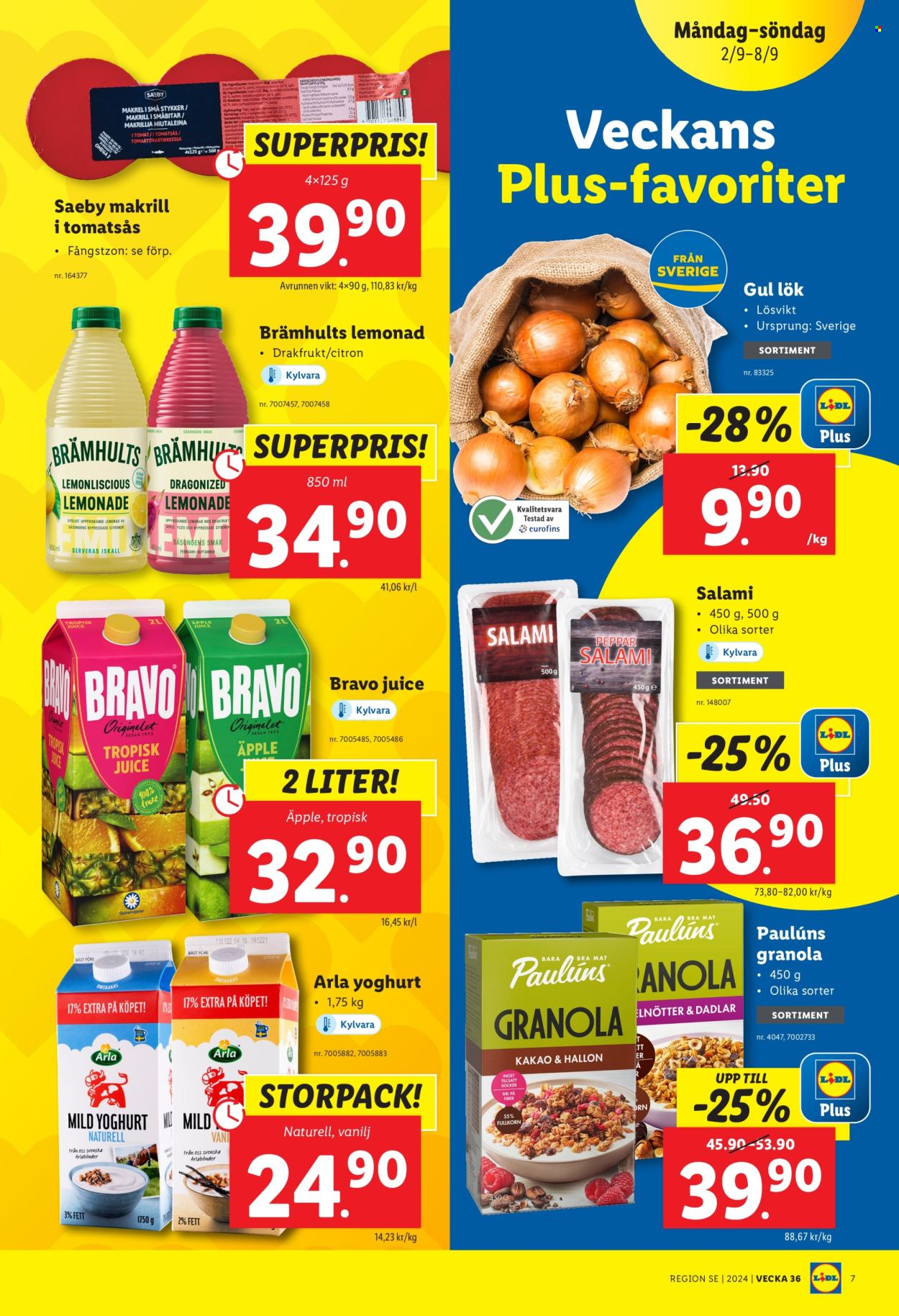 Lidl reklamblad - 2/9 2024 - 8/9 2024. Sida 7