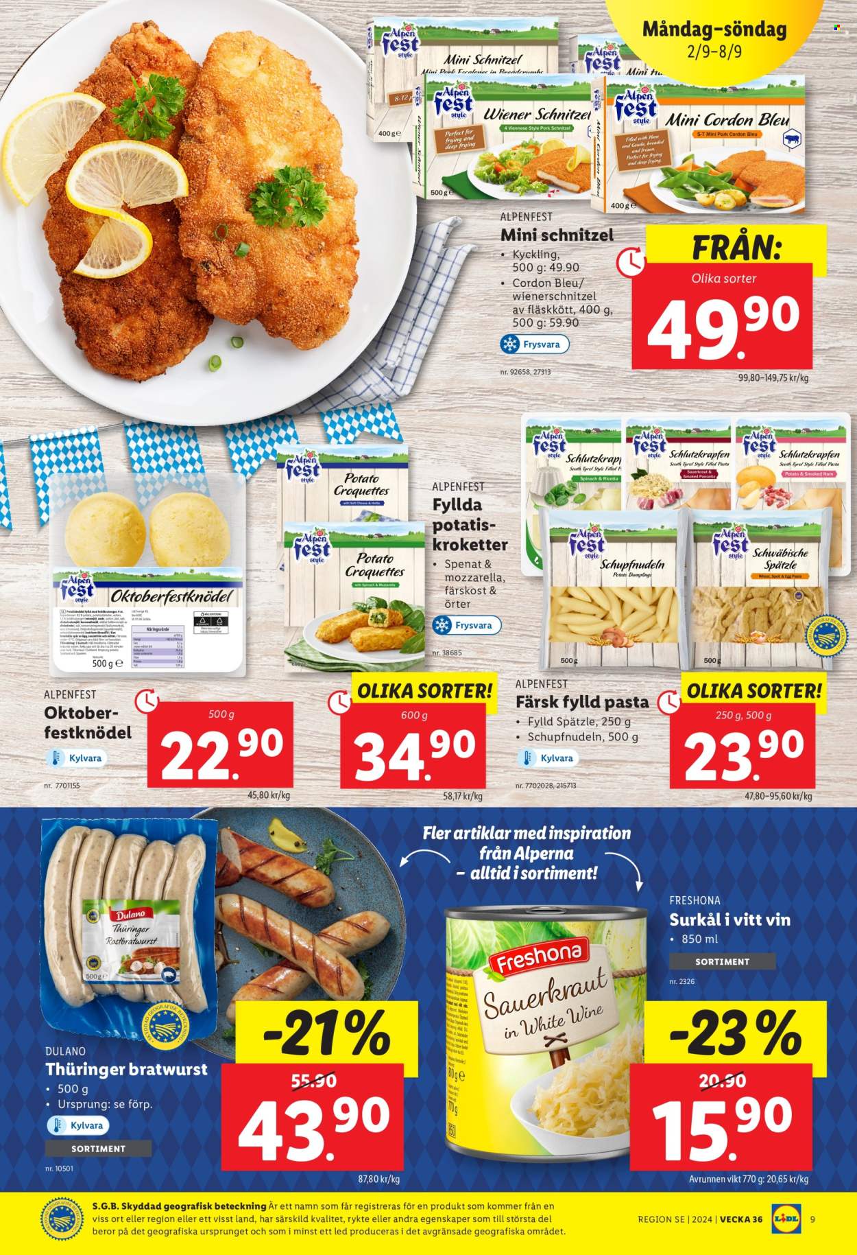 Lidl reklamblad - 2/9 2024 - 8/9 2024. Sida 9