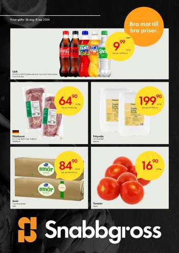 Axfood Snabbgross reklamblad - 26/8 2024 - 8/9 2024.