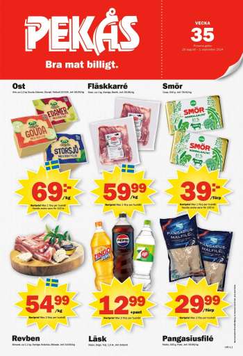 Pekås reklamblad - 26/8 2024 - 1/9 2024.