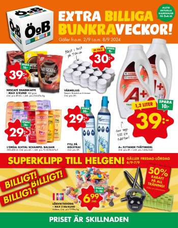 ÖoB reklamblad - 2/9 2024 - 8/9 2024.