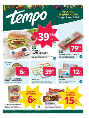 Tempo reklamblad - 2/9 2024 - 8/9 2024.