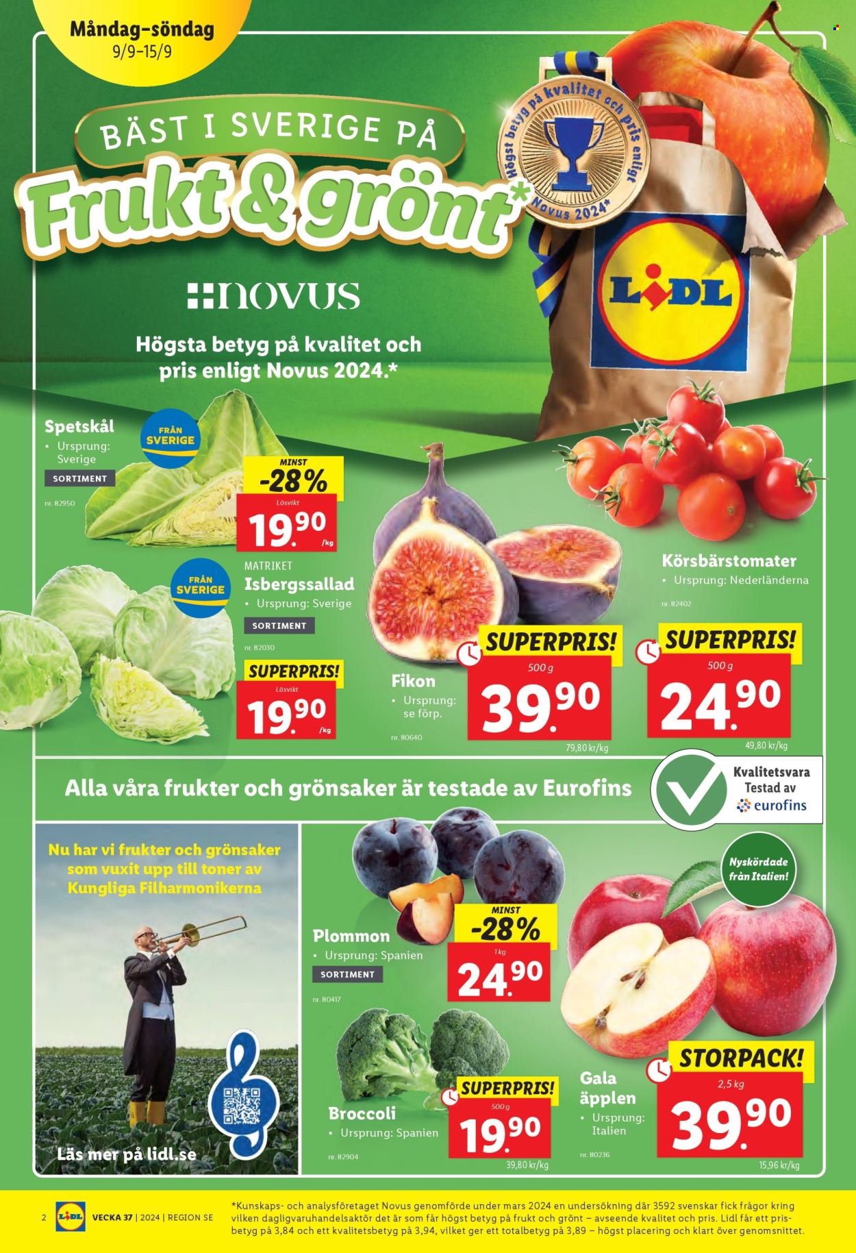 Lidl reklamblad - 9/9 2024 - 15/9 2024. Sida 2