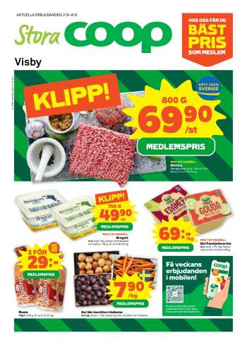 Stora Coop reklamblad - 2/9 2024 - 8/9 2024.
