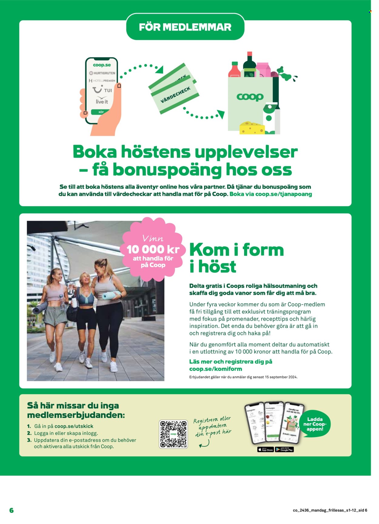 Coop Konsum reklamblad - 2/9 2024 - 8/9 2024. Sida 6
