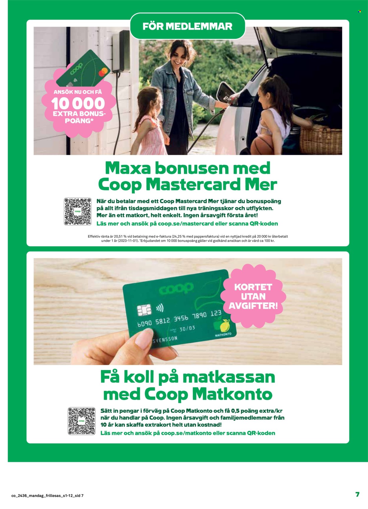 Coop Konsum reklamblad - 2/9 2024 - 8/9 2024. Sida 7