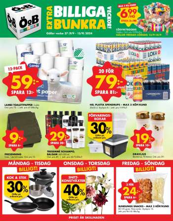 ÖoB reklamblad - 9/9 2024 - 15/9 2024.