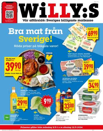 Willys reklamblad - 9/9 2024 - 15/9 2024.