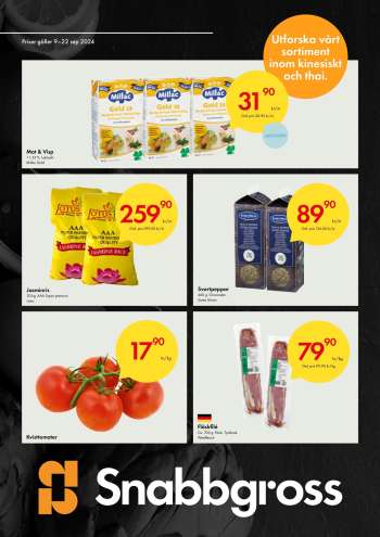 Axfood Snabbgross reklamblad - 9/9 2024 - 22/9 2024.