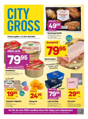 City Gross reklamblad - 9/9 2024 - 15/9 2024.