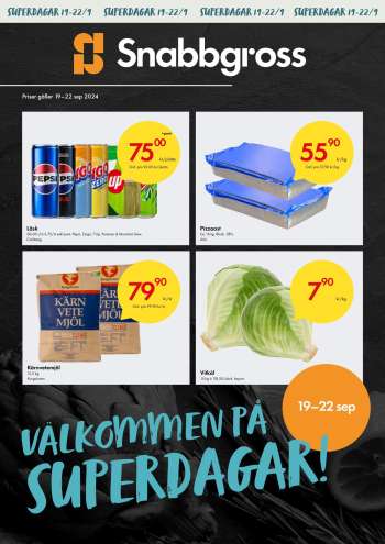 Axfood Snabbgross reklamblad - 19/9 2024 - 22/9 2024.