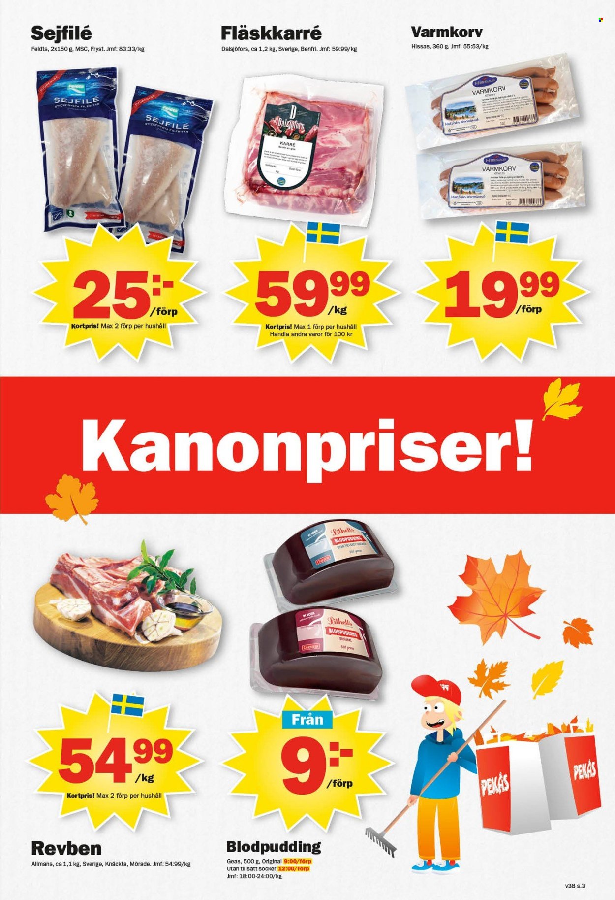Pekås reklamblad - 16/9 2024 - 22/9 2024. Sida 3